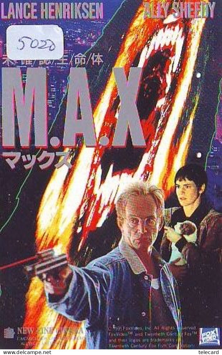 Télécarte Japon * CINEMA * FILM * M.A.X. * LANCE HENRIKSEN  (5020) - Kino