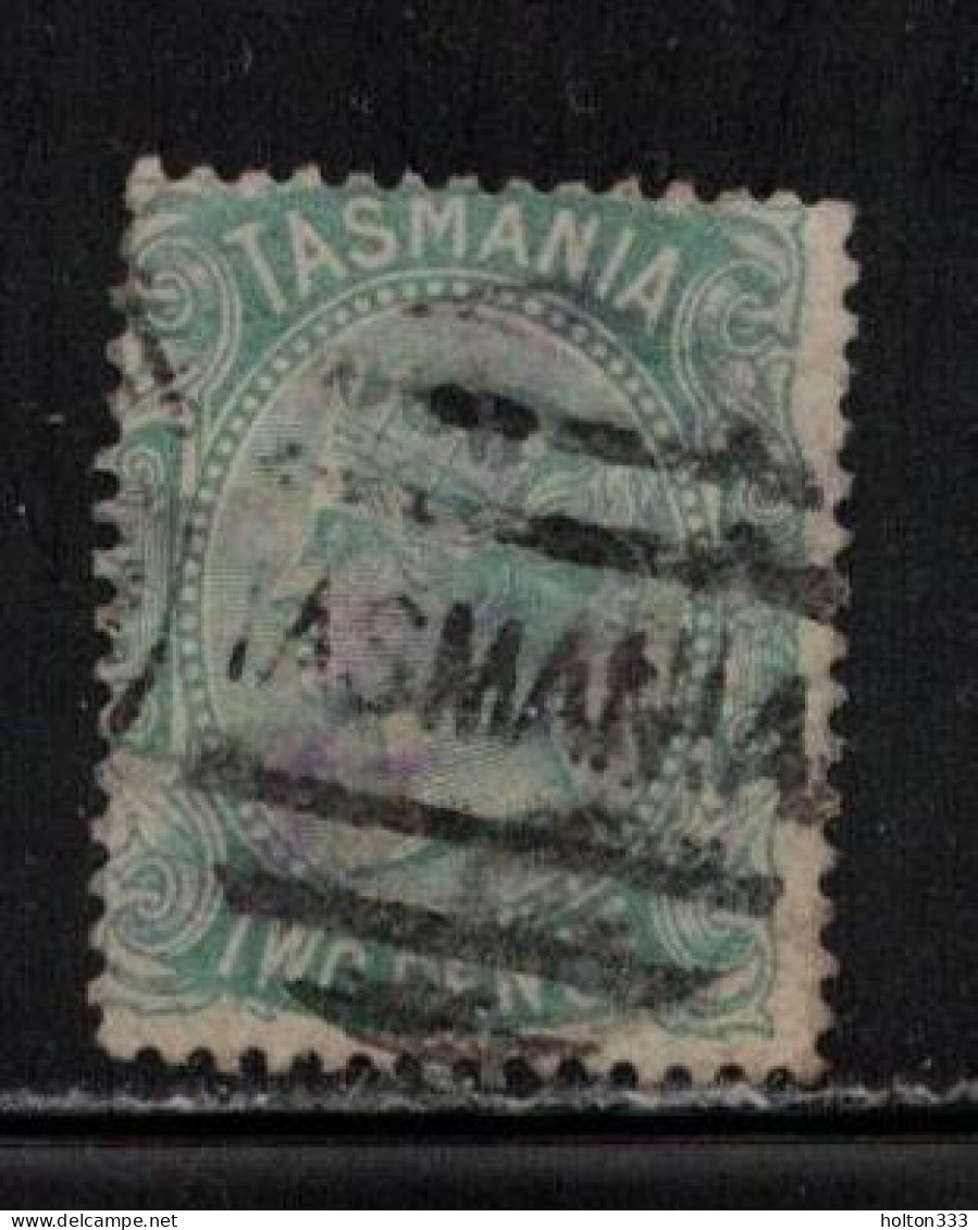 TASMANIA Scott # 61 Used HR - Tasmania Killer Cancel - Used Stamps