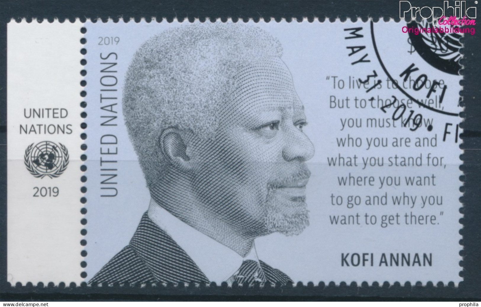 UNO - New York 1711 (kompl.Ausg.) Gestempelt 2019 Kofi Annan (10159948 - Used Stamps