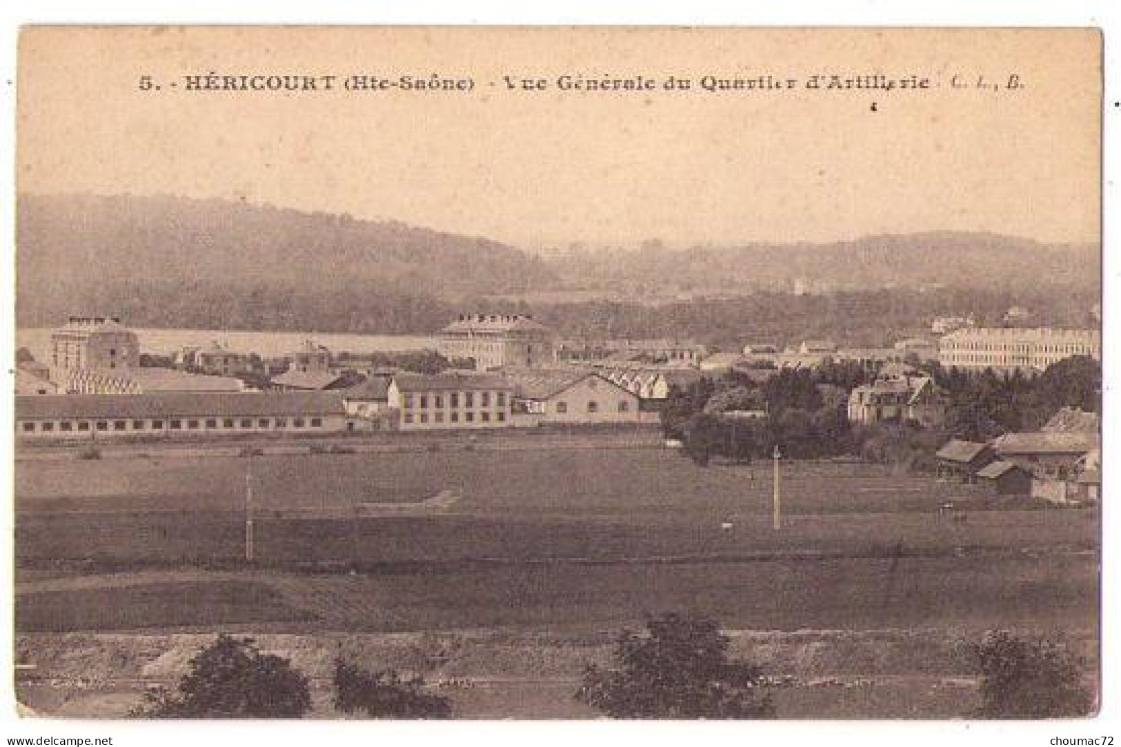 (70) 105, Héricourt, CLB 5, Vue Générale Du Quartier D'Artillerie - Gy