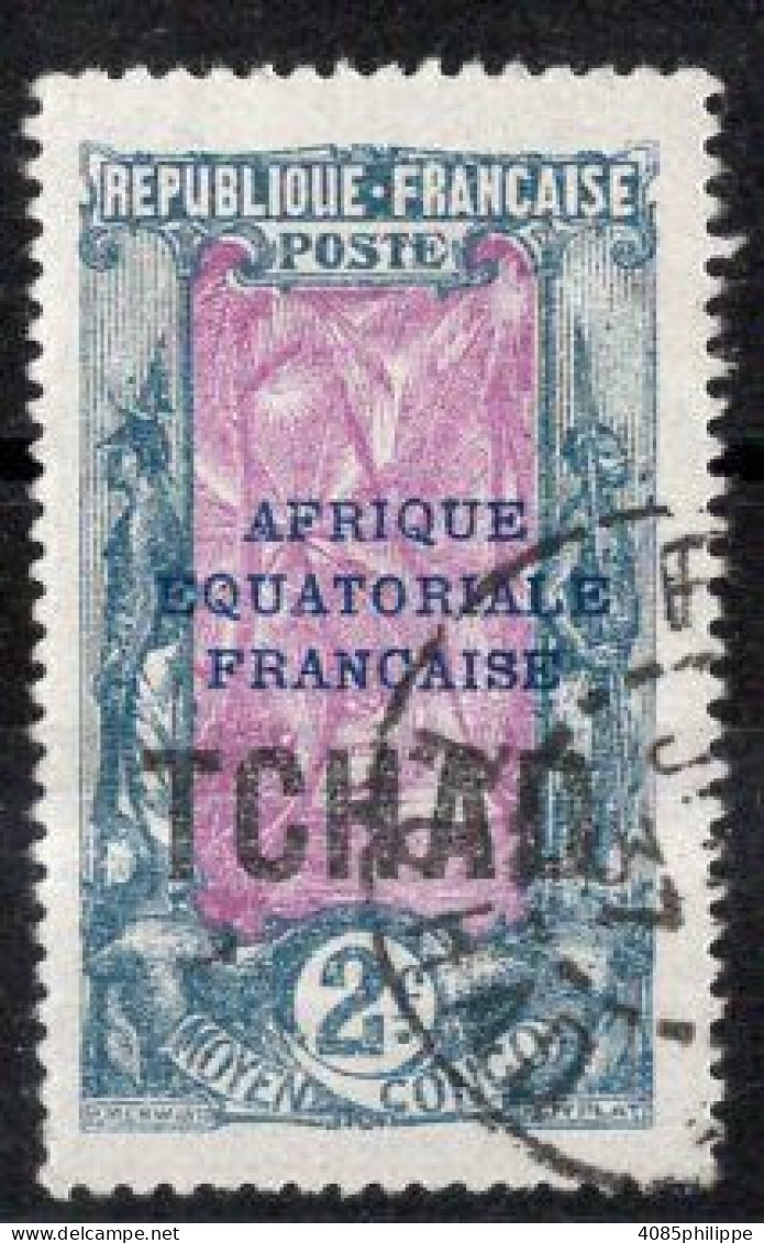 TCHAD Timbre-poste  N°35 Oblitéré TB Cote 3€00 - Used Stamps