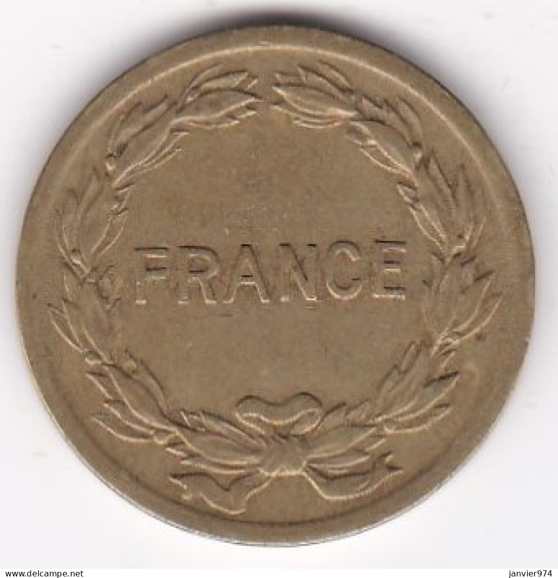 Gouvernement Provisoire 2 Francs 1944 Type Français , En Laiton , Lec# 45 - Algerien