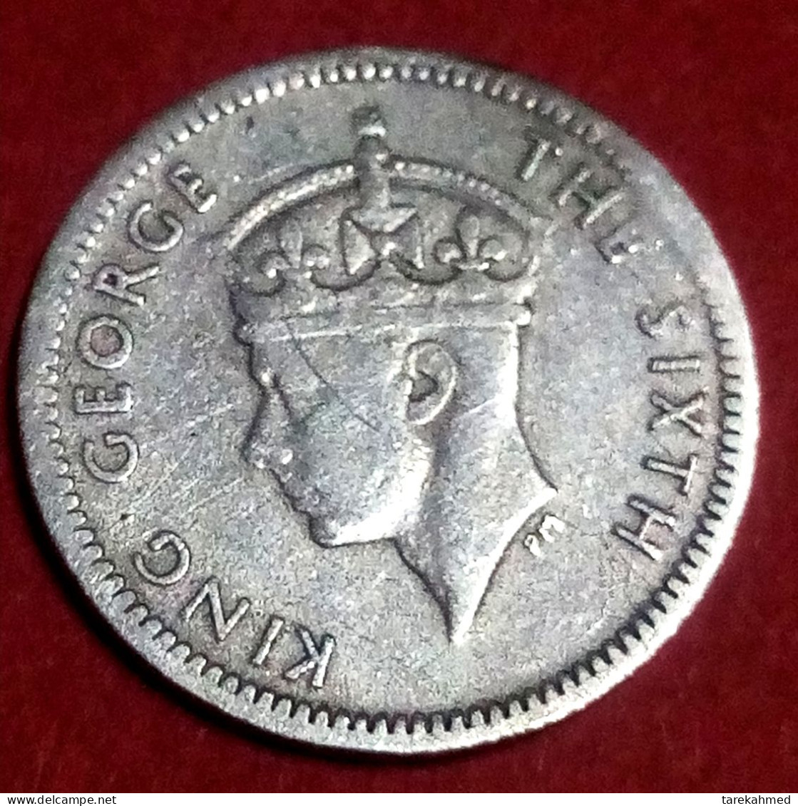 Southern Rhodesia . 3 Pence , 1951 , Km 20 , Agomeza - Rhodésie