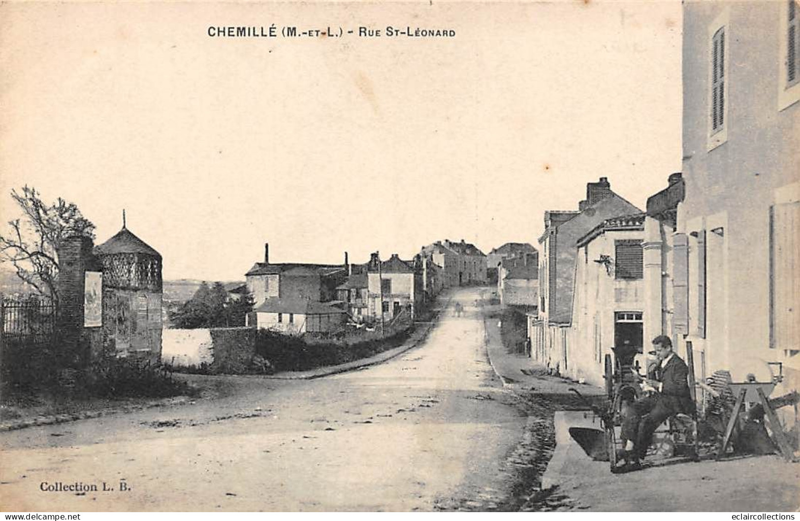 Chemillé        49      Rue St Léonard   -  4  -   (voir Scan) - Chemille