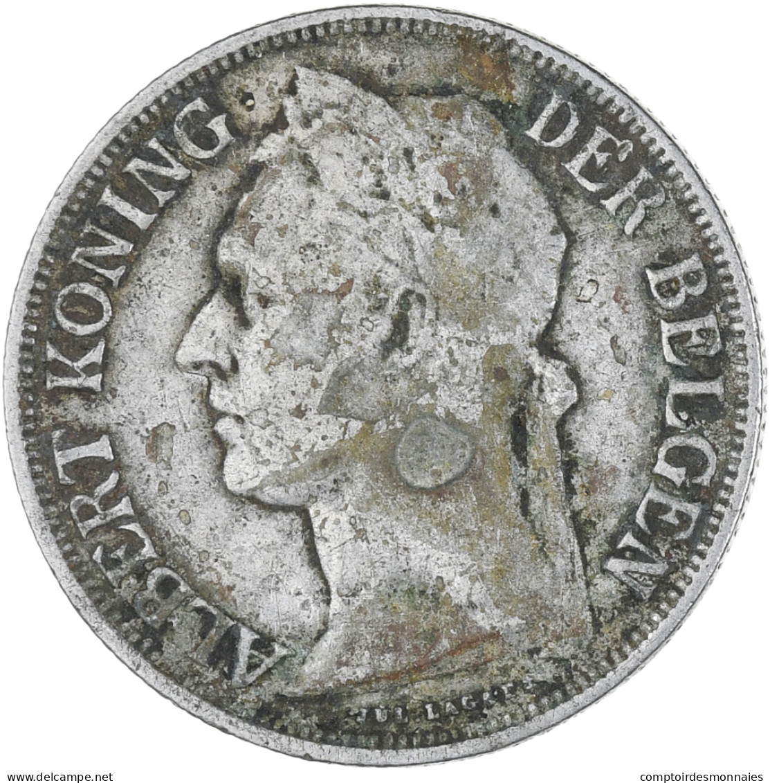 Monnaie, Congo Belge, Franc, 1925, TB, Cupro-nickel, KM:21 - 1910-1934: Albert I.