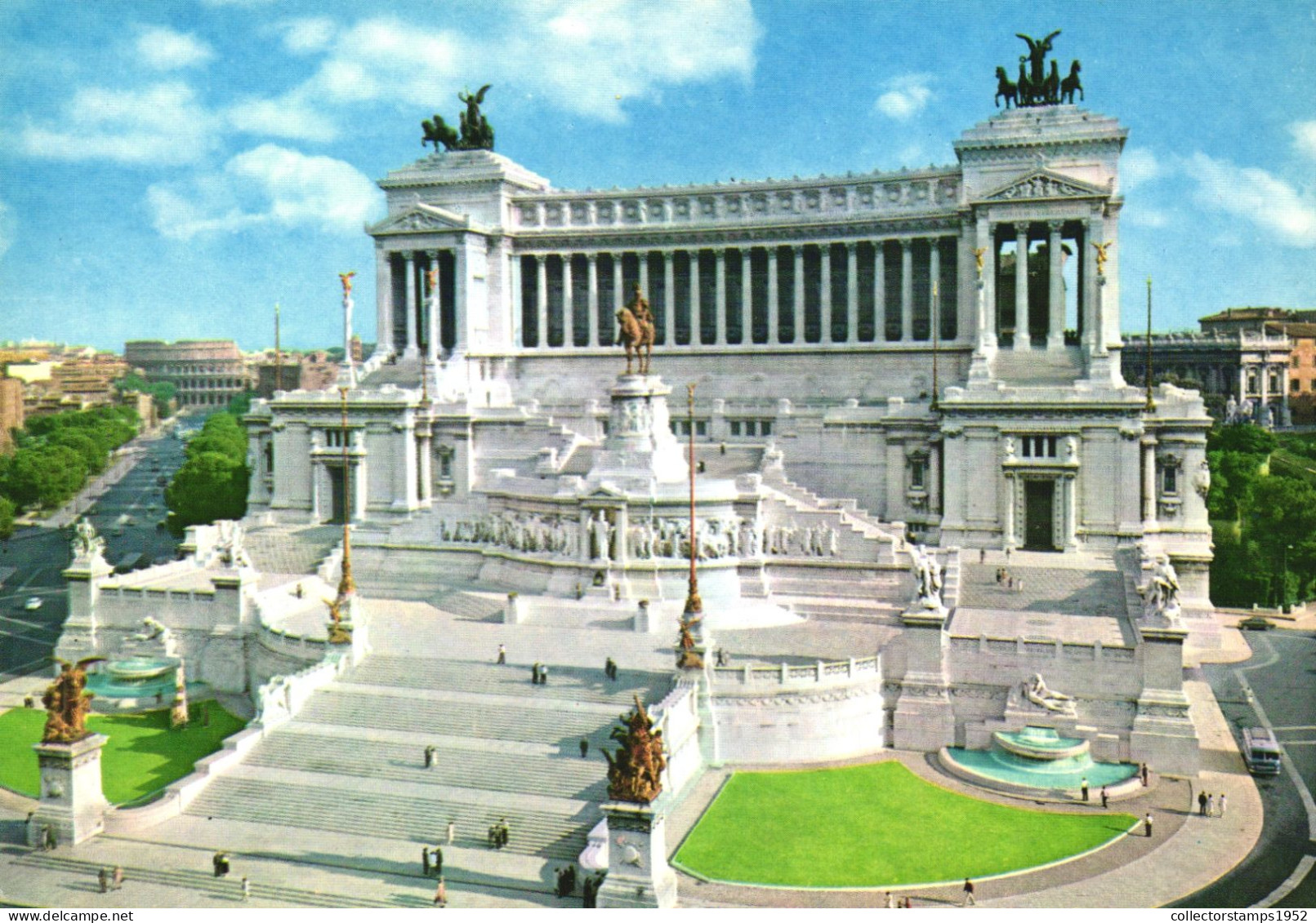 ROME, ALTAR OF THE NATION, BUILDING, STATUES, MONUMENT, ITALY - Altare Della Patria