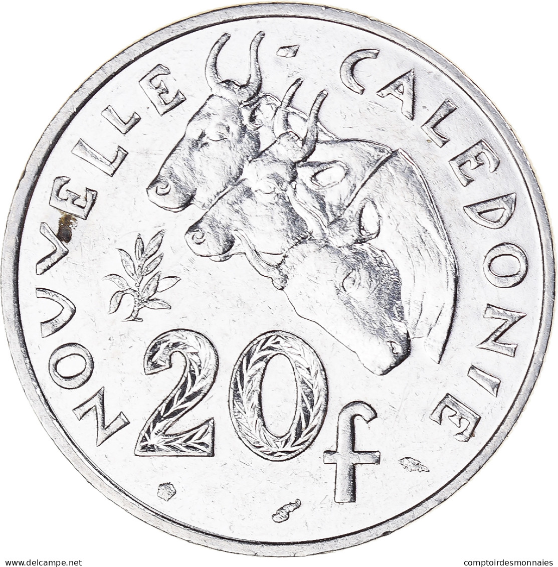 Monnaie, Nouvelle-Calédonie, 20 Francs, 1992 - Nieuw-Caledonië