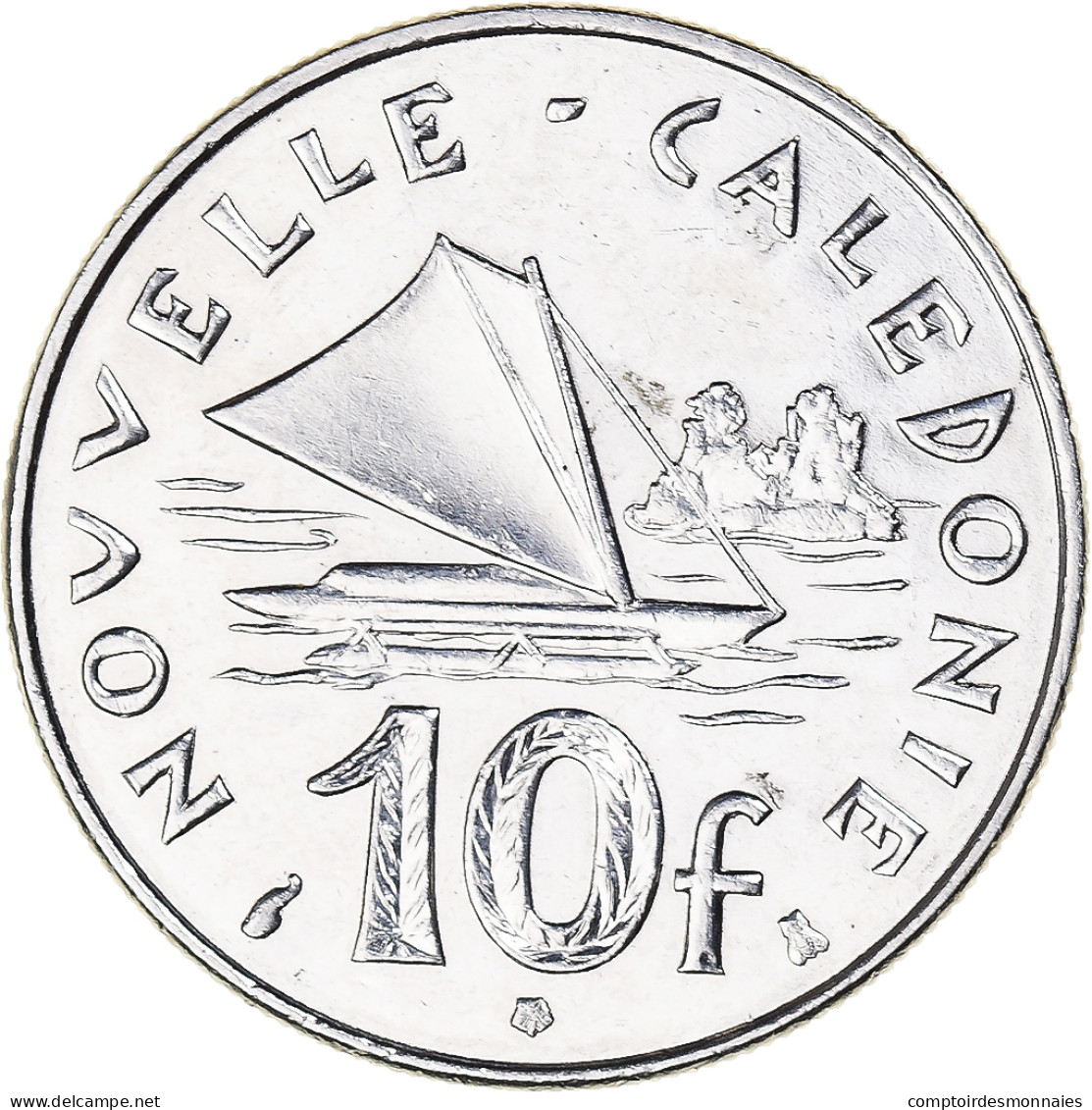 Monnaie, Nouvelle-Calédonie, 10 Francs, 1998 - Nieuw-Caledonië