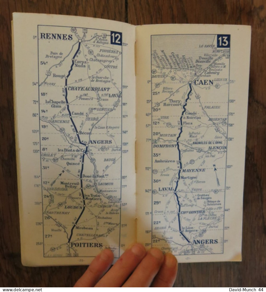 Le Guide Des Grandes Routes De France, Routes Transversales. Blondel La Rougerie éditeur. Non Daté - Maps/Atlas