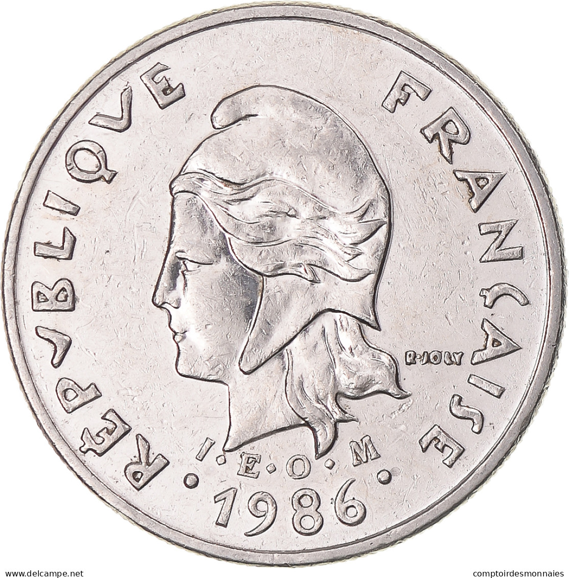 Monnaie, Nouvelle-Calédonie, 10 Francs, 1986 - Nieuw-Caledonië