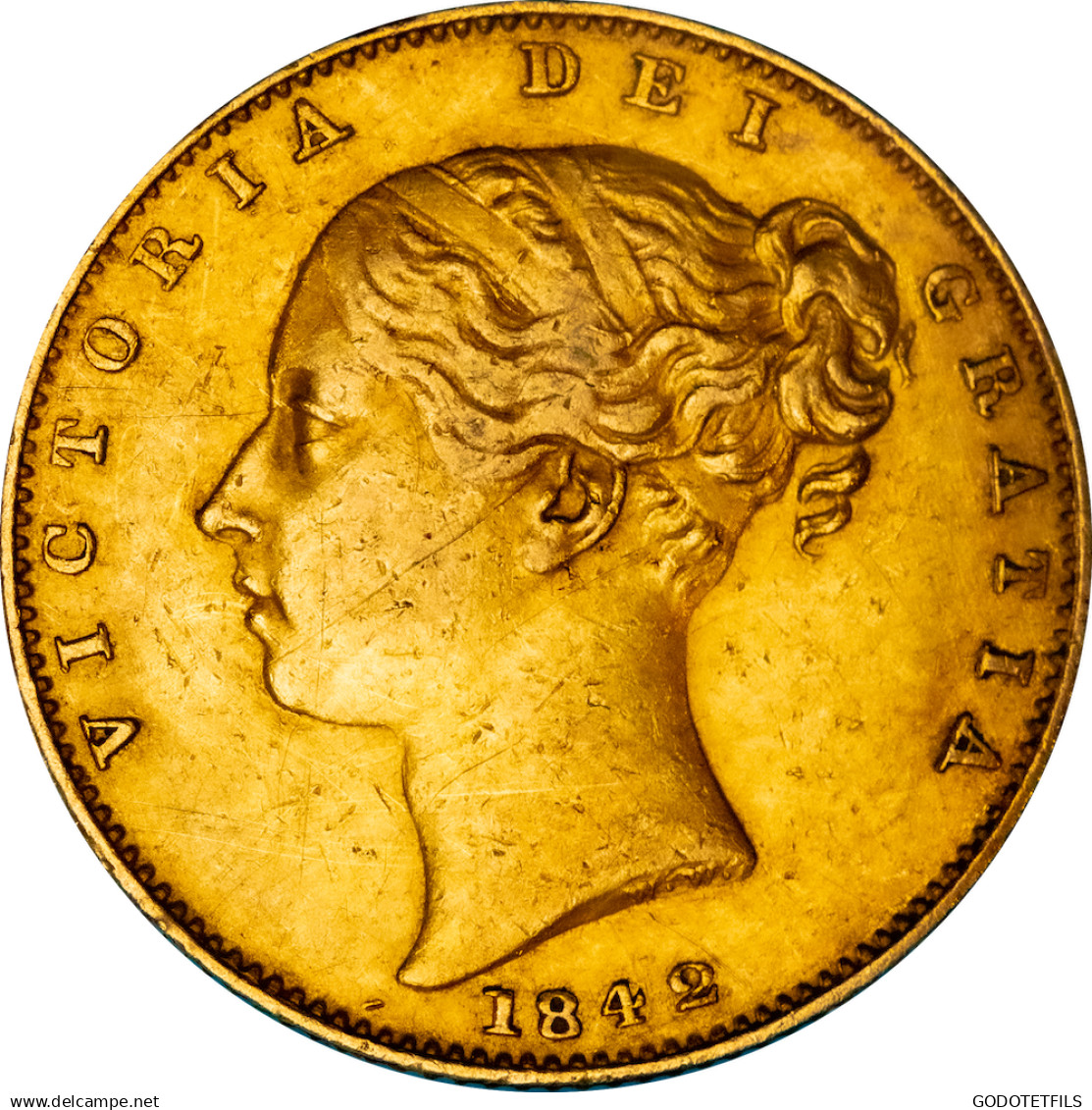 Royaume Uni - Souverain Victoria 1842 - 1 Sovereign