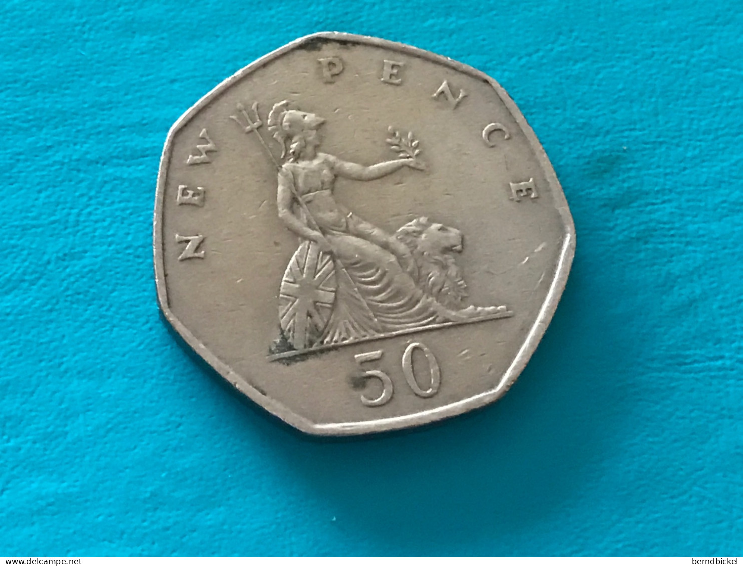 Münze Münzen Umlaufmünze Großbritannien 50 Pence 1969 - 50 Pence