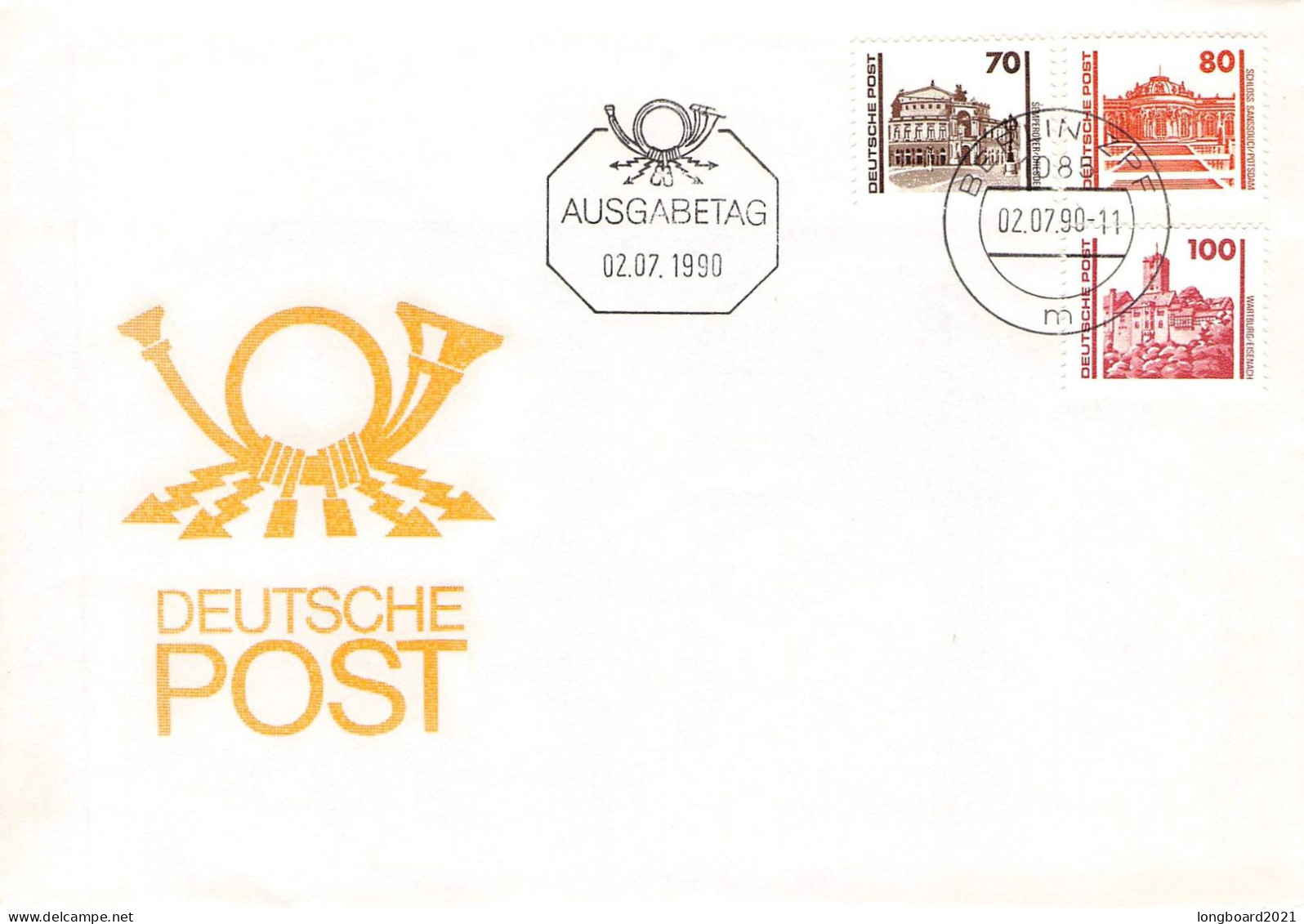 DDR - FDC 1990 FREIMARKEN Mi 3344-3352 / 2129 - Altri & Non Classificati