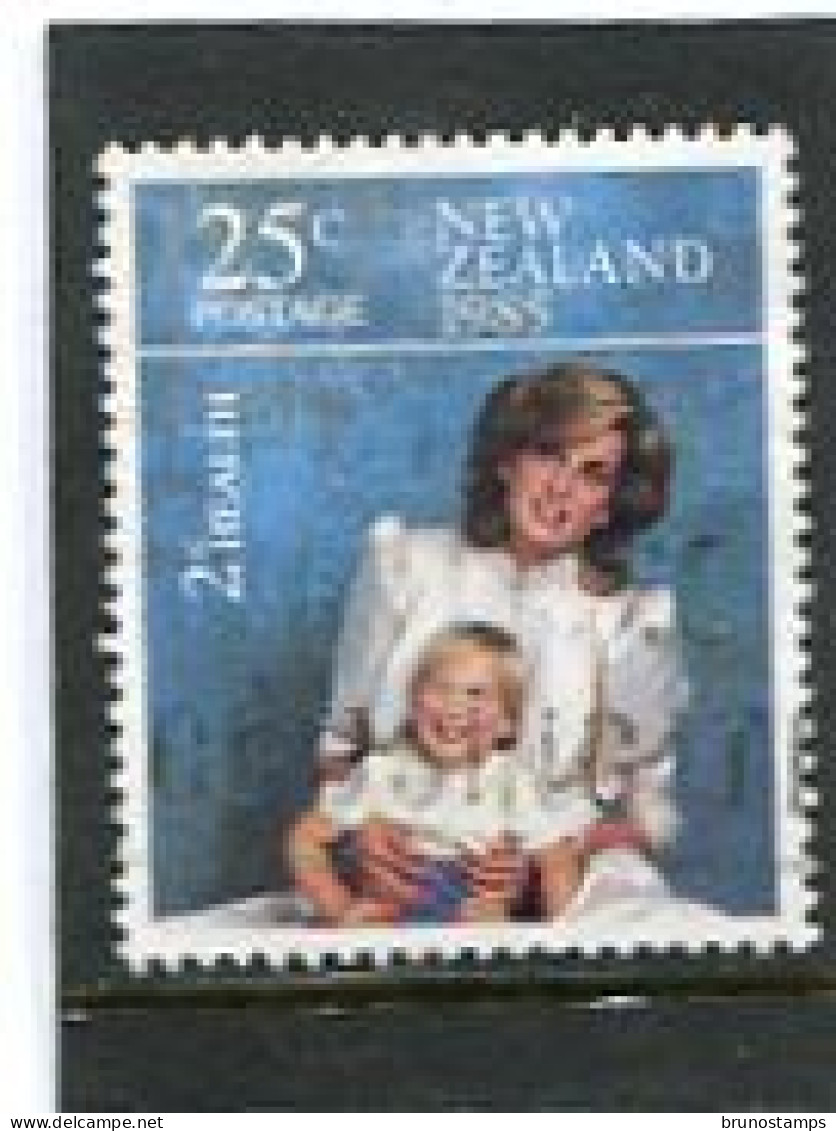 NEW ZEALAND - 1985  25c+2c   LADY DIANA AND WILLIAM  FINE USED - Oblitérés