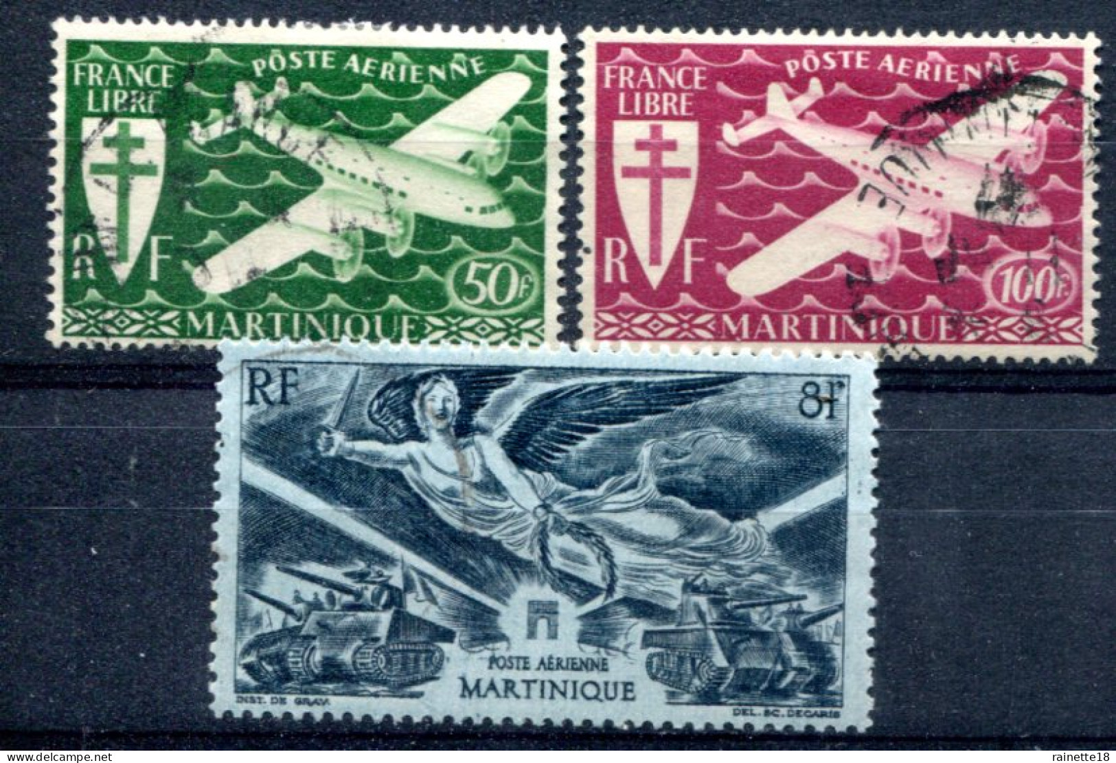 Martinique      PA  4/6  Oblitérés - Airmail
