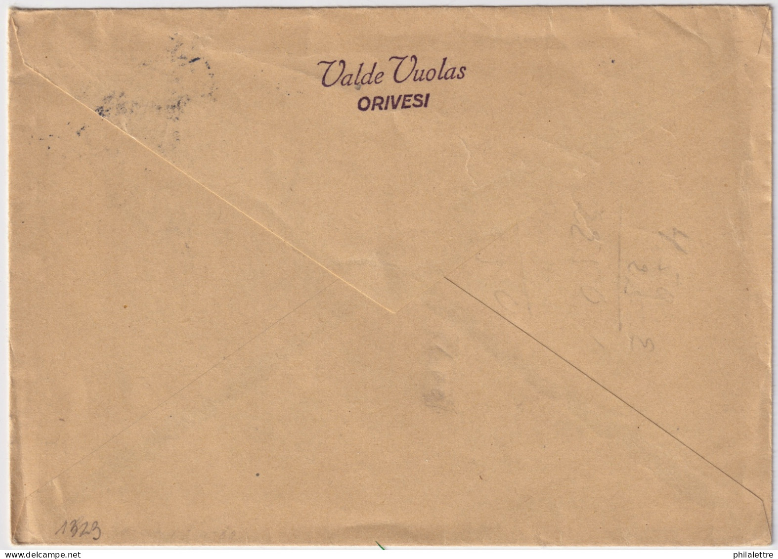 FINLAND - 1944 - Censor Mark On Cover From ORIVIESI To Långebro, Sweden Franked 2.75Mk & 75p - Covers & Documents