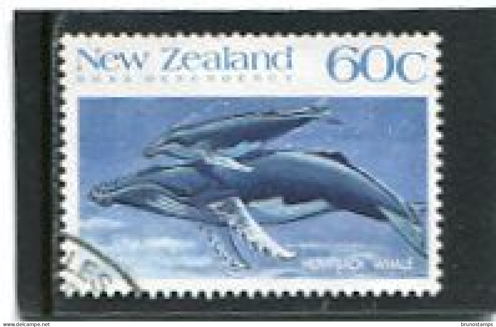 NEW ZEALAND - 1988  60c  WHALES  FINE USED - Used Stamps