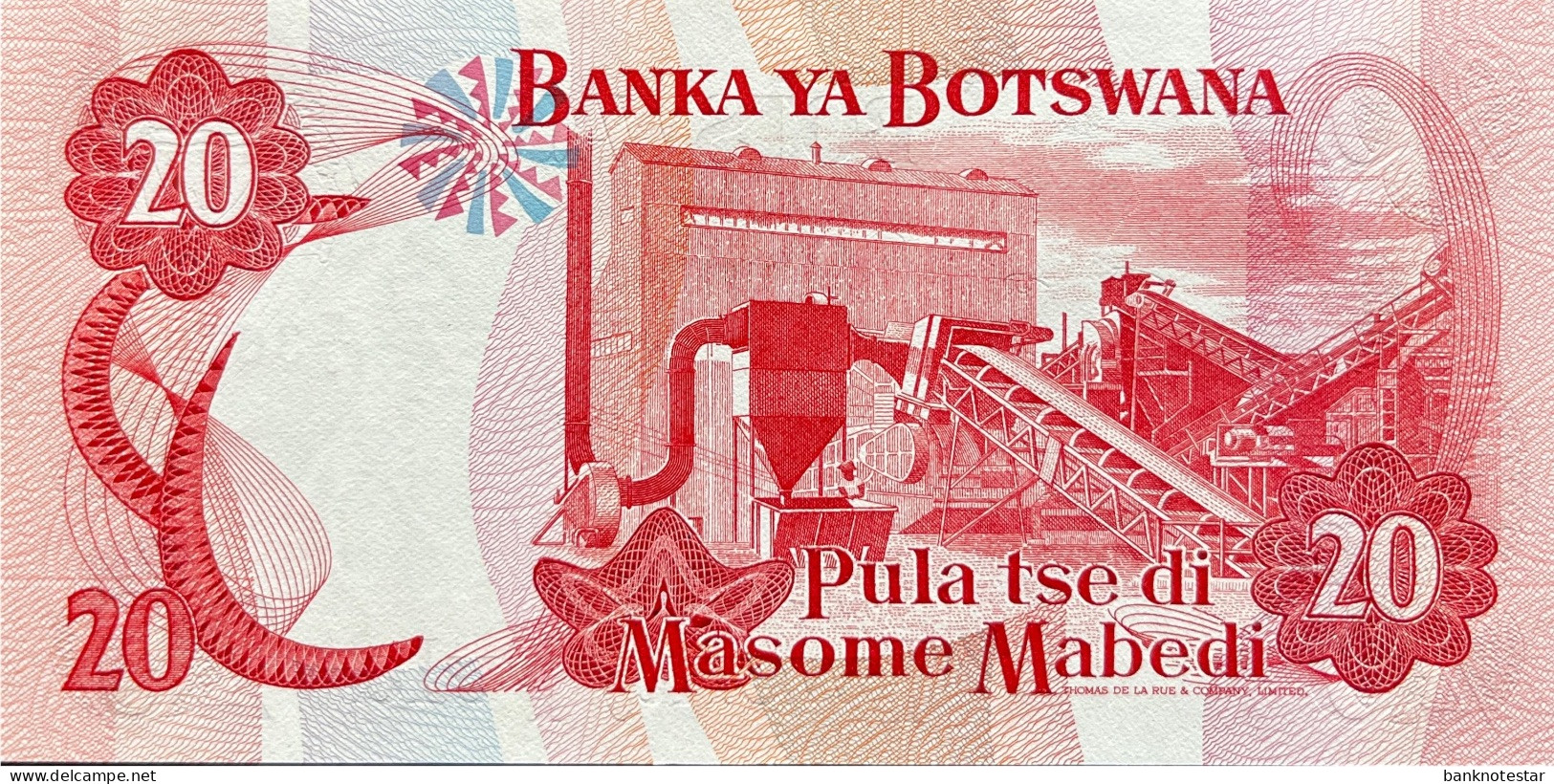 Botswana 20 Pula, P-10b (1982) - UNC - Botswana