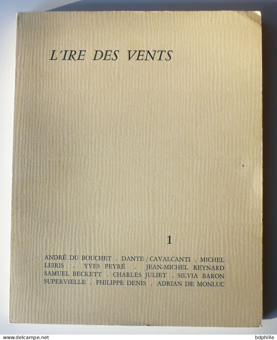 L'ire Des Vents N° 1 - Auteurs Français