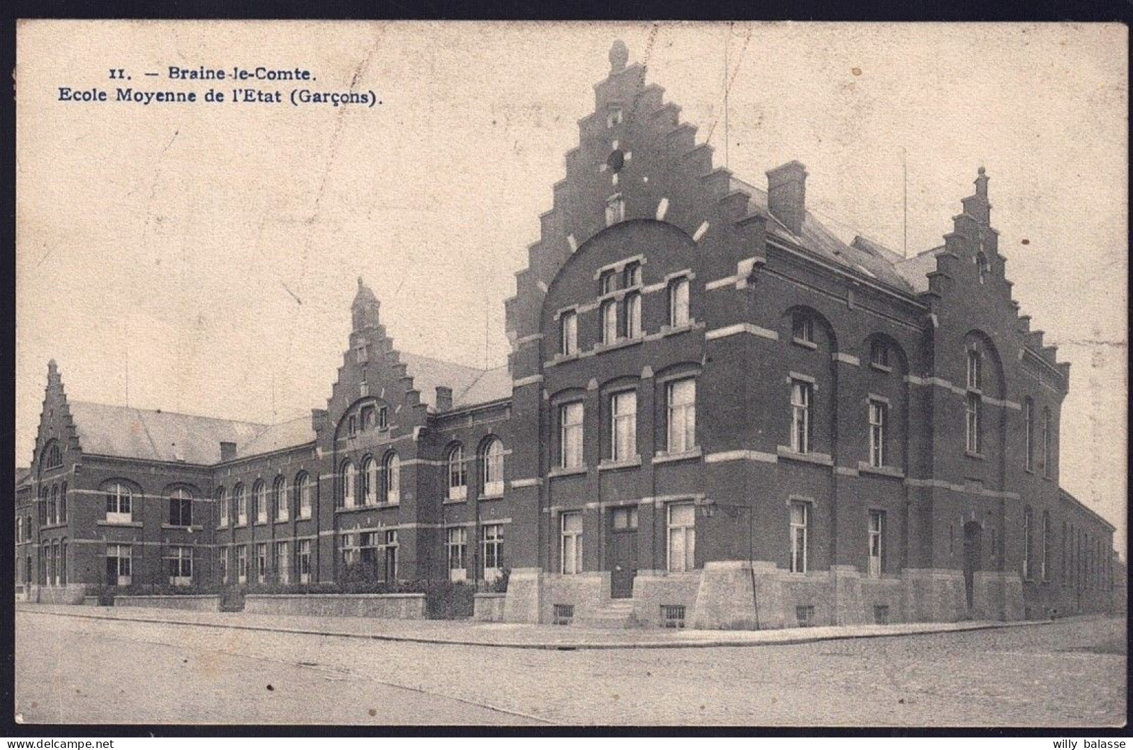 +++ CPA - BRAINE LE COMTE - Ecole Moyenne De L'Etat  // - Braine-le-Comte