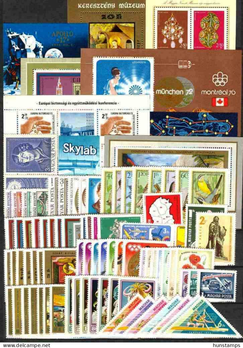 Hungary 1973. Full Year Sets With Souvenir Sheets MNH Mi: 110 EUR - Full Years