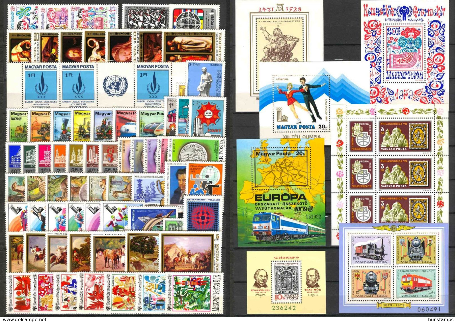 Hungary 1979. Full Year Sets With Souvenir Sheets MNH Mi: 100 EUR - Full Years