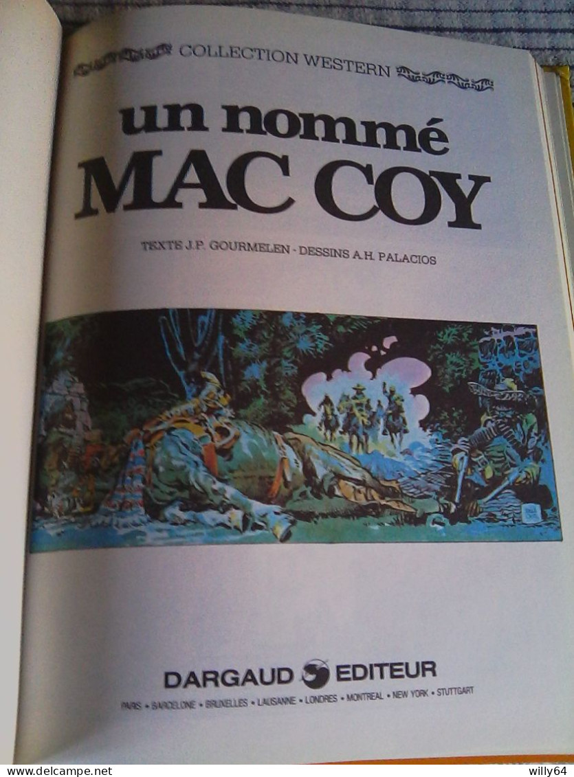 MAC COY Album Collection Omnibus 3 Aventures EO 1988  DARGAUD  TBE - Mac Coy