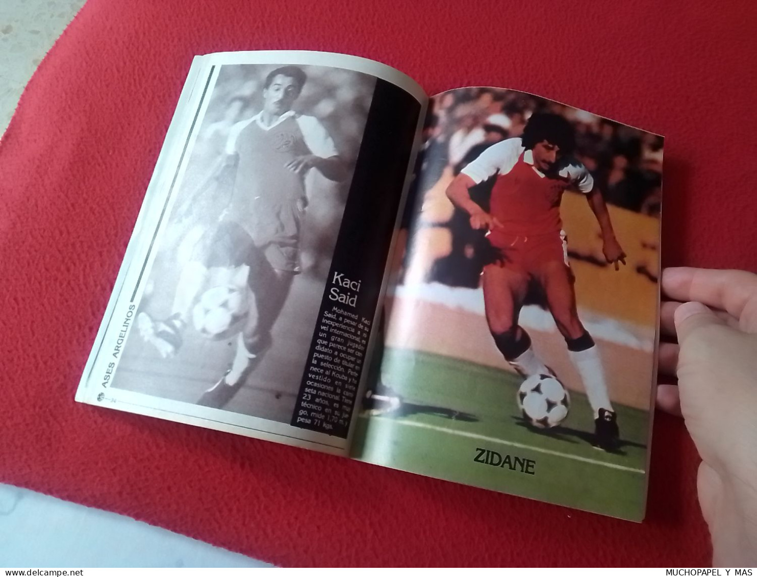 ANTIGUA REVISTA MAGAZINE FÚTBOL 24 SELECCIONES DE ORO ESPAÑA 82 Nº 22 ARGELIA BELLOUMI...ETC ALGERIA ALGÉRIE 1982 SOCCER