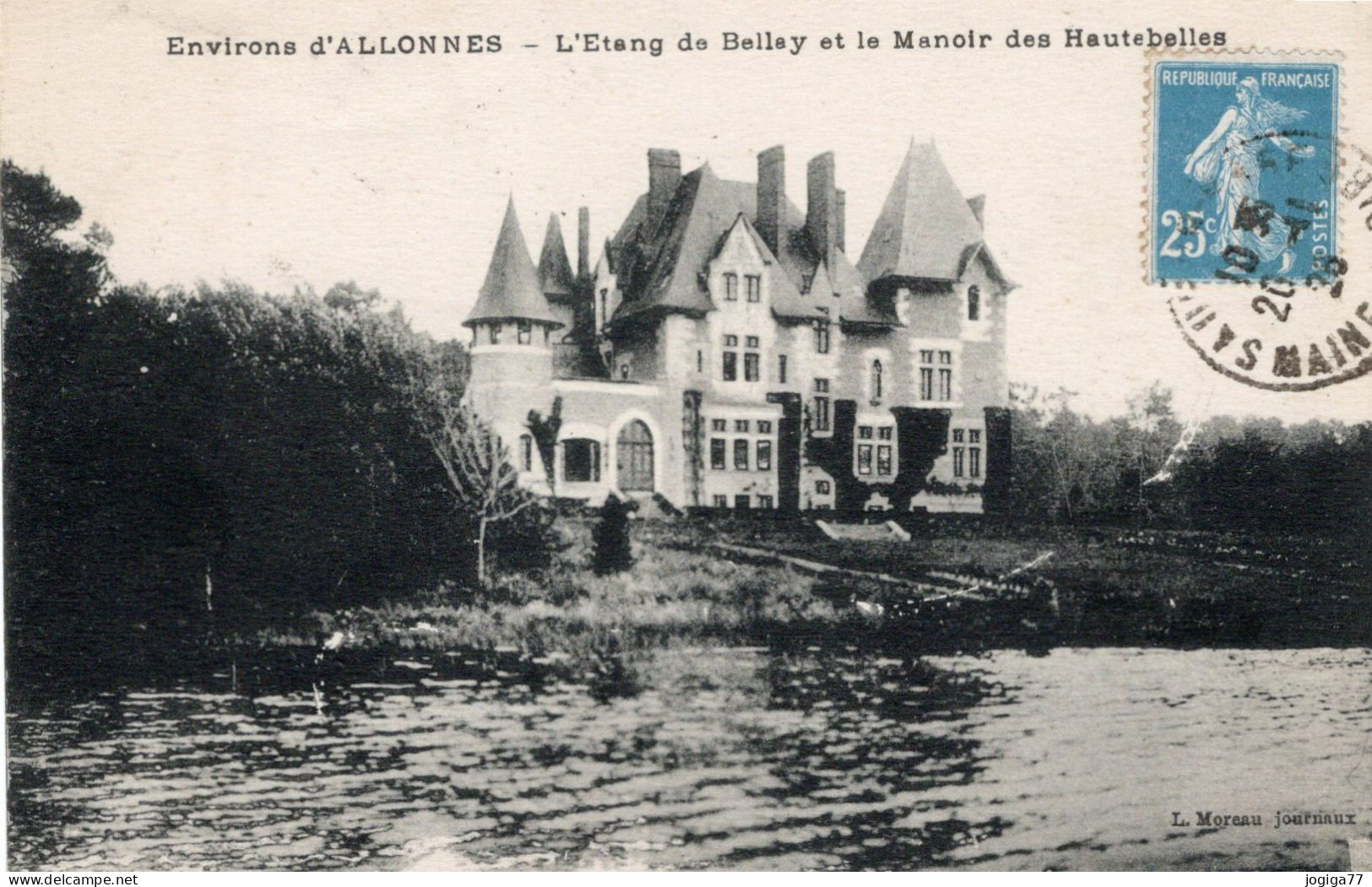 Environs D'Allonnes - Etang De Bellay Et Manoir De Hautebelles - Allonnes