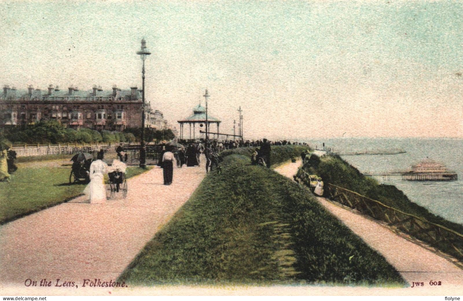 Folkestone - On The Leas - Kiosque à Musique - Angleterre England - Folkestone