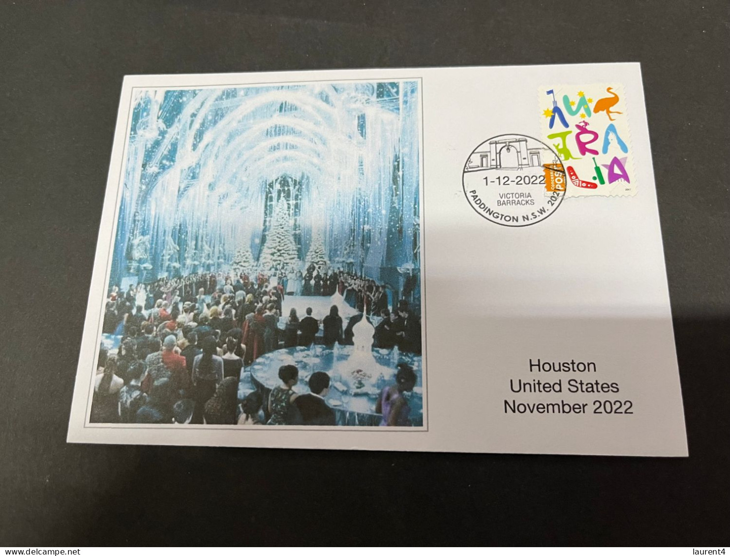 1-8-2023 (3 T 47) Australia - Harry Potter Yule Ball In Houston (USA) - Lettres & Documents