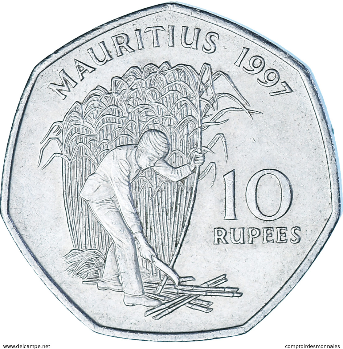 Monnaie, Maurice, 10 Rupees, 1997 - Mauritius