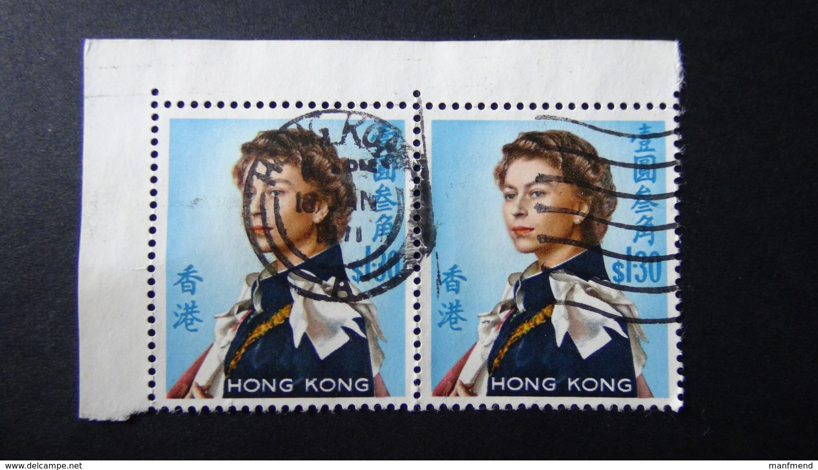 Hong Kong - 1962 - Mi:HK 206Xy, Sn:HK 213, Yt:HK 204, Sg:HK 206 O - Look Scan - Gebruikt