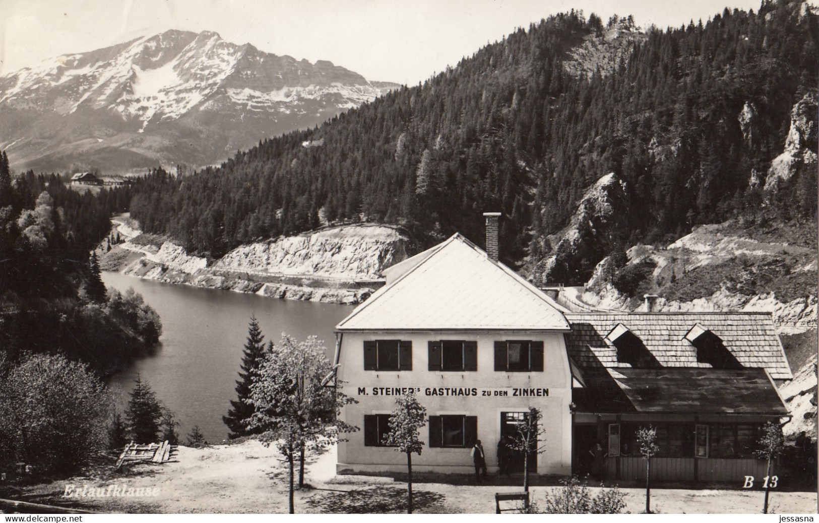 AK - NÖ - Mitterbach - M. Steiners Gasthaus Zu Den Zinken - 1961 - Lilienfeld