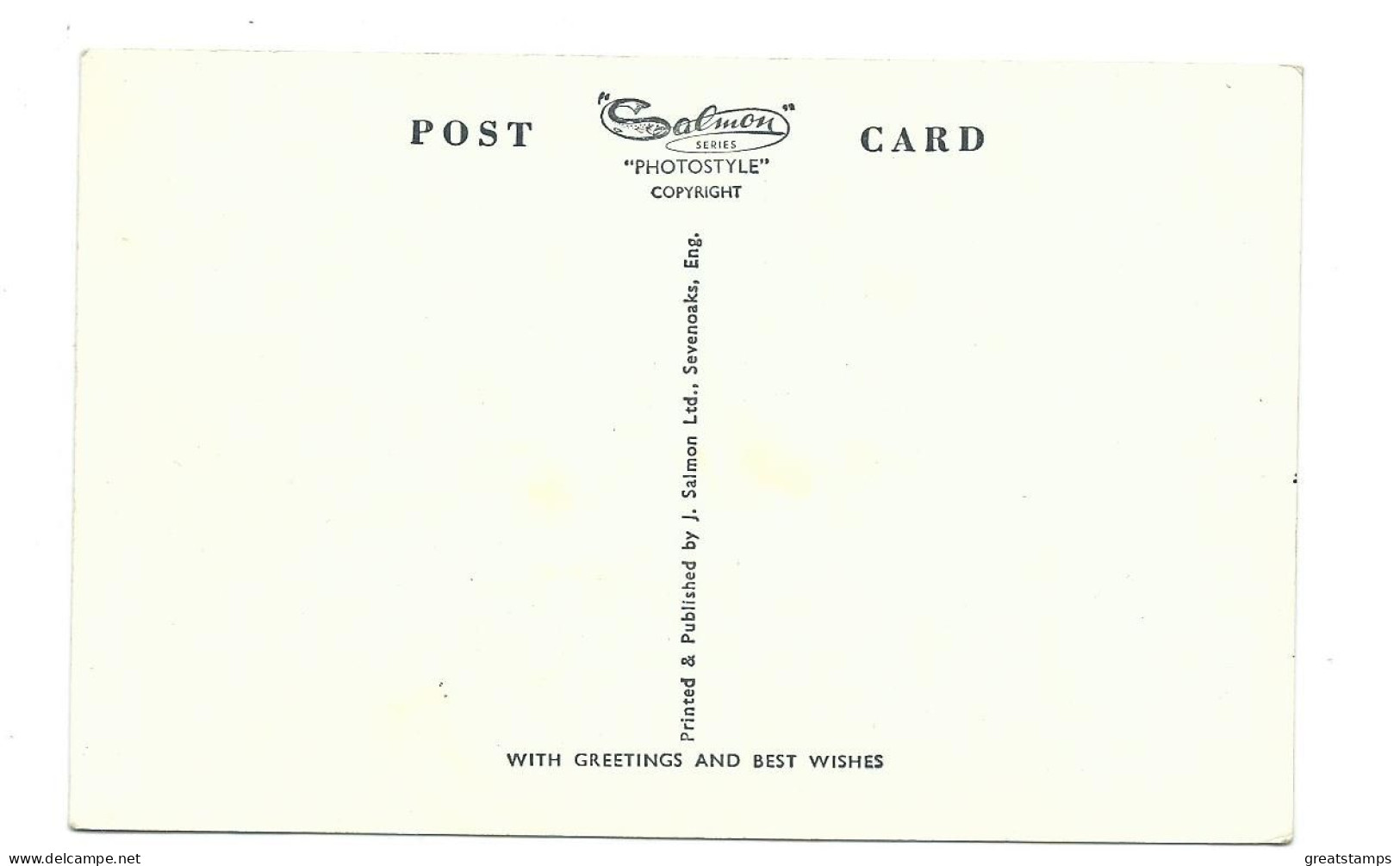 Postcard Wales Swansea Caswell Bay Unused Salmon - Zu Identifizieren