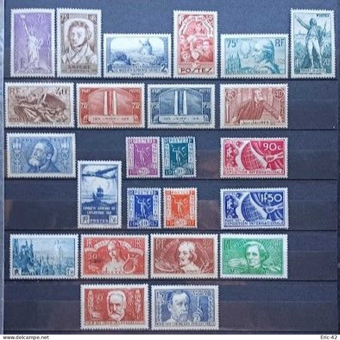 FRANCE ANNEE 1936 COMPLETE SAUF N°321 : 24 TIMBRES NEUFS X - ....-1939