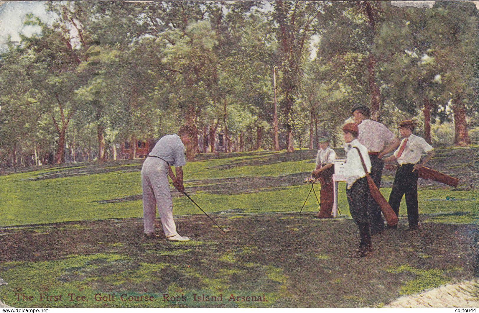 GOLF : ROCK ISLAND - Une Partie De Golf - 1912 - Golf