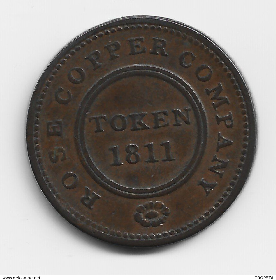 T22 -  GRAN BRETAÑA - BIRMINGHAM  AND  SWANSEA - HALF PENNYY - TOKEN 1811 - Sonstige & Ohne Zuordnung