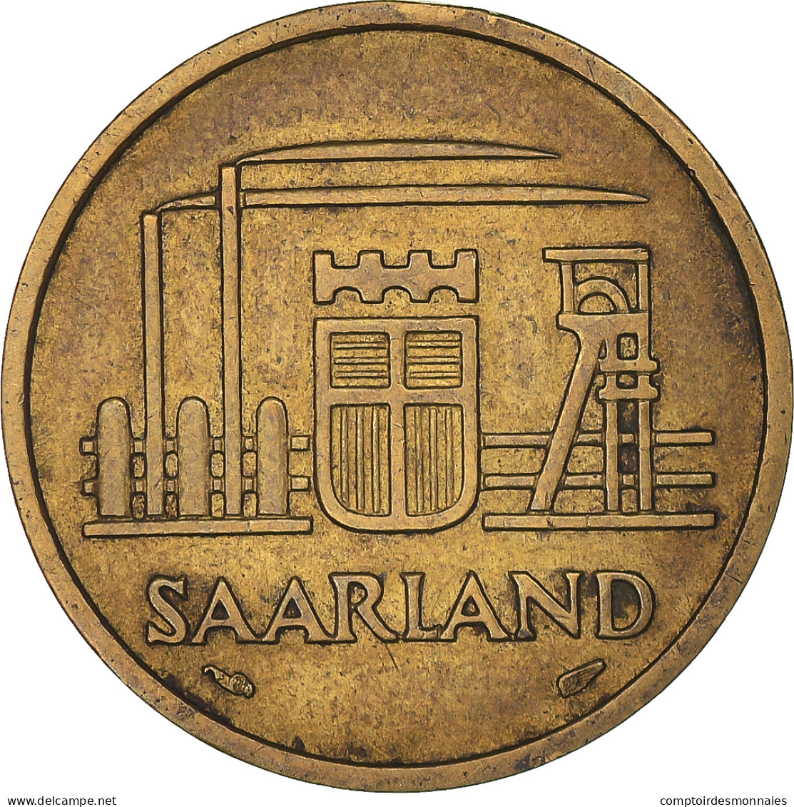 Monnaie, Saare, 20 Franken, 1954 - 20 Franken