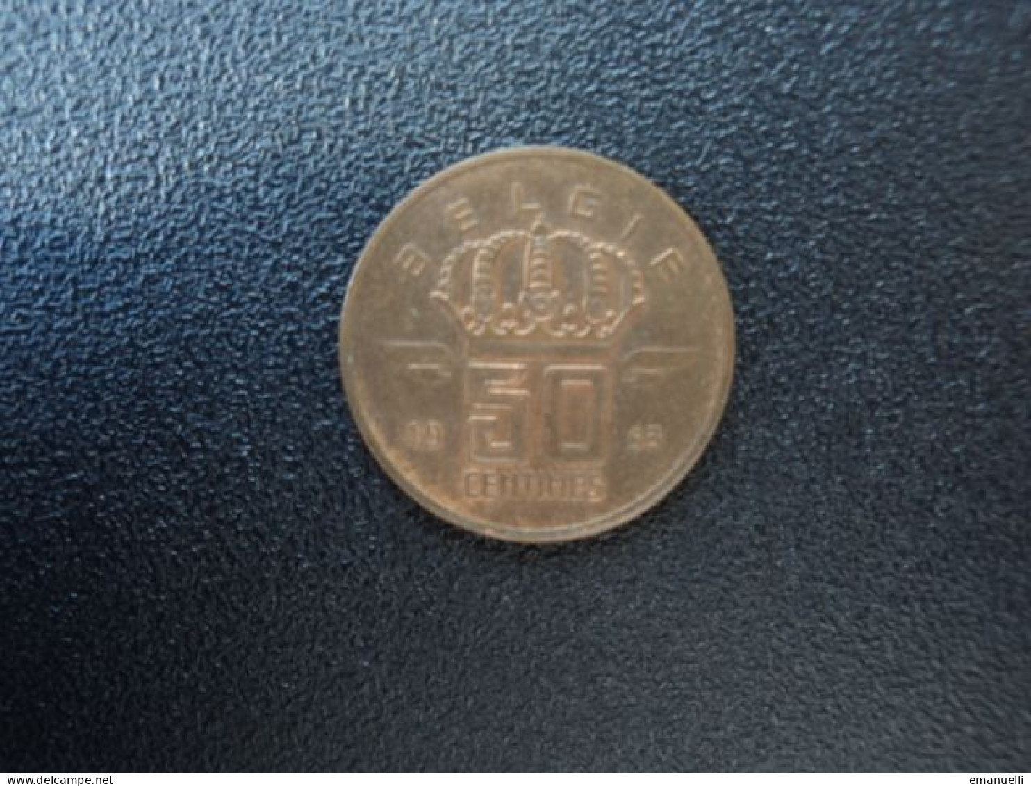 BELGIQUE * : 50 CENTIMES   1953 Petite Tête    KM 145     SUP * - 50 Cent