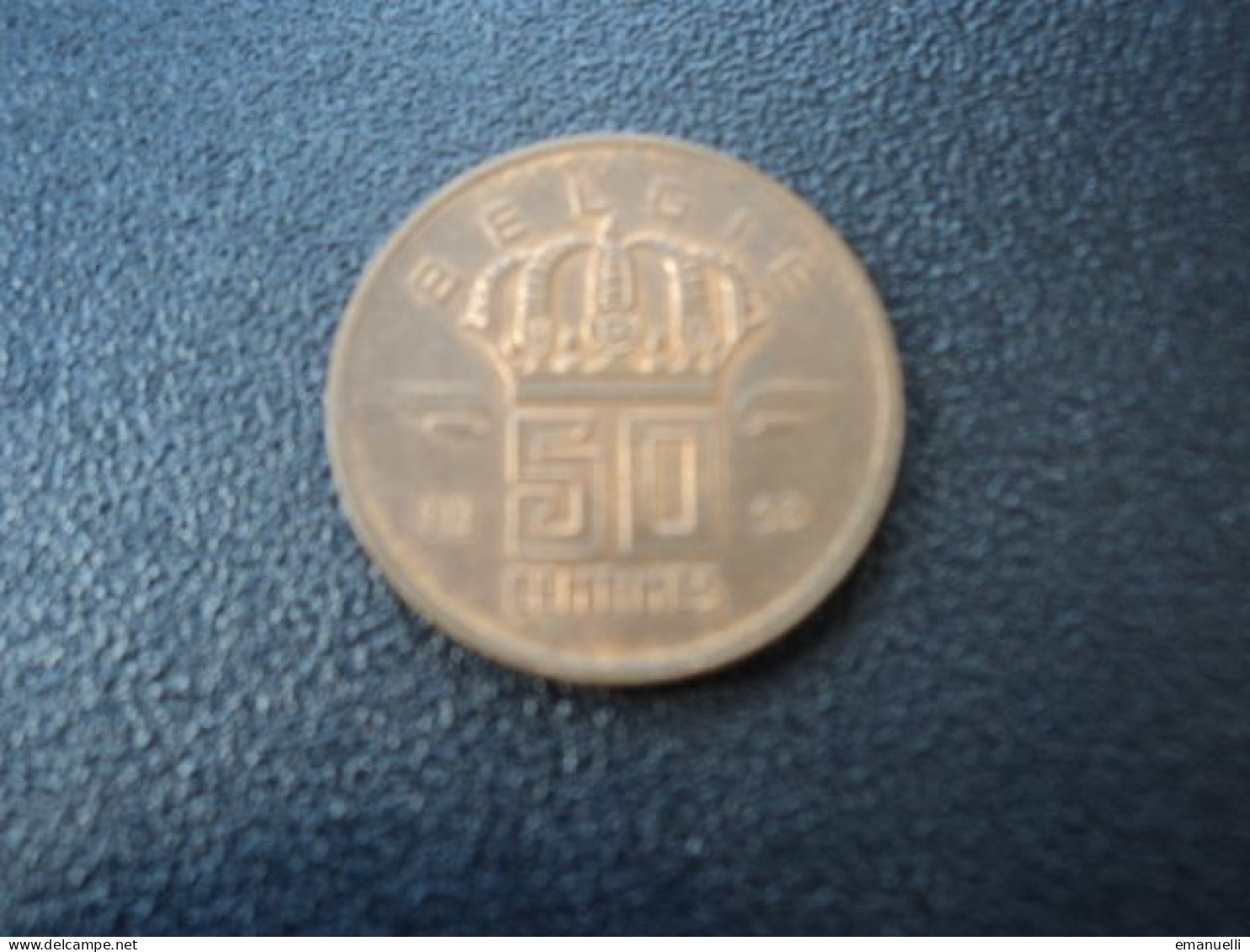 BELGIQUE * : 50 CENTIMES   1953 Petite Tête    KM 145     SUP * - 50 Centimes