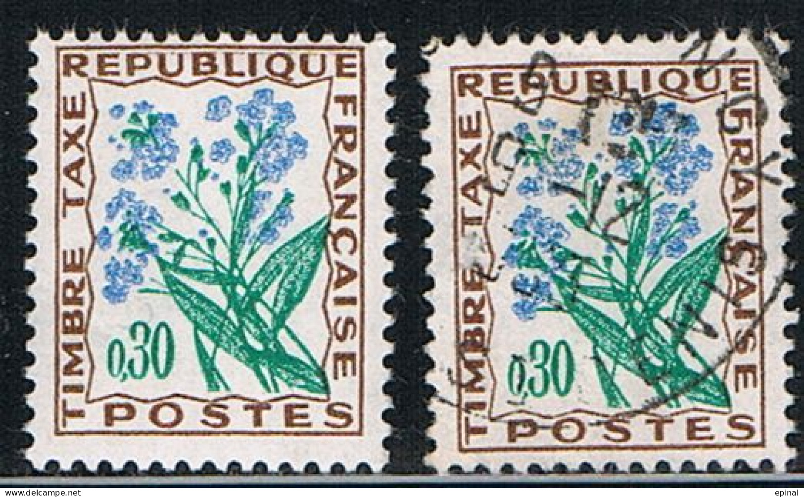 FRANCE : Taxe N° 99 ** Et Oblitéré - PRIX FIXE - - 1960-.... Postfris