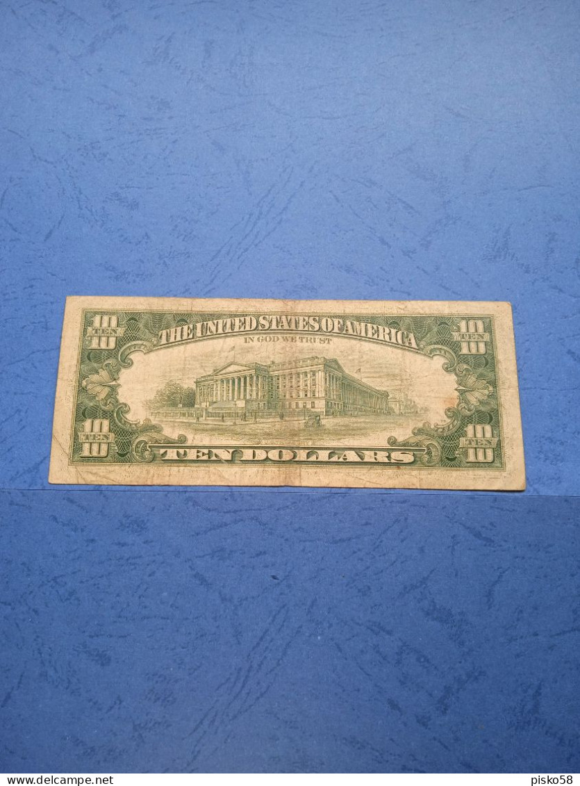 STATI UNITI-P451a 10D 1969 - - Federal Reserve (1928-...)