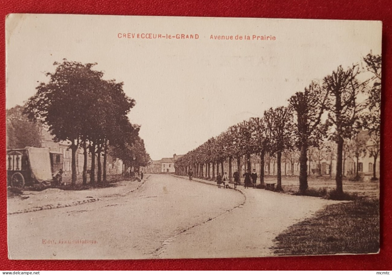 CPA - Crèvecœur Le Grand - Avenue De La Prairie - Crevecoeur Le Grand