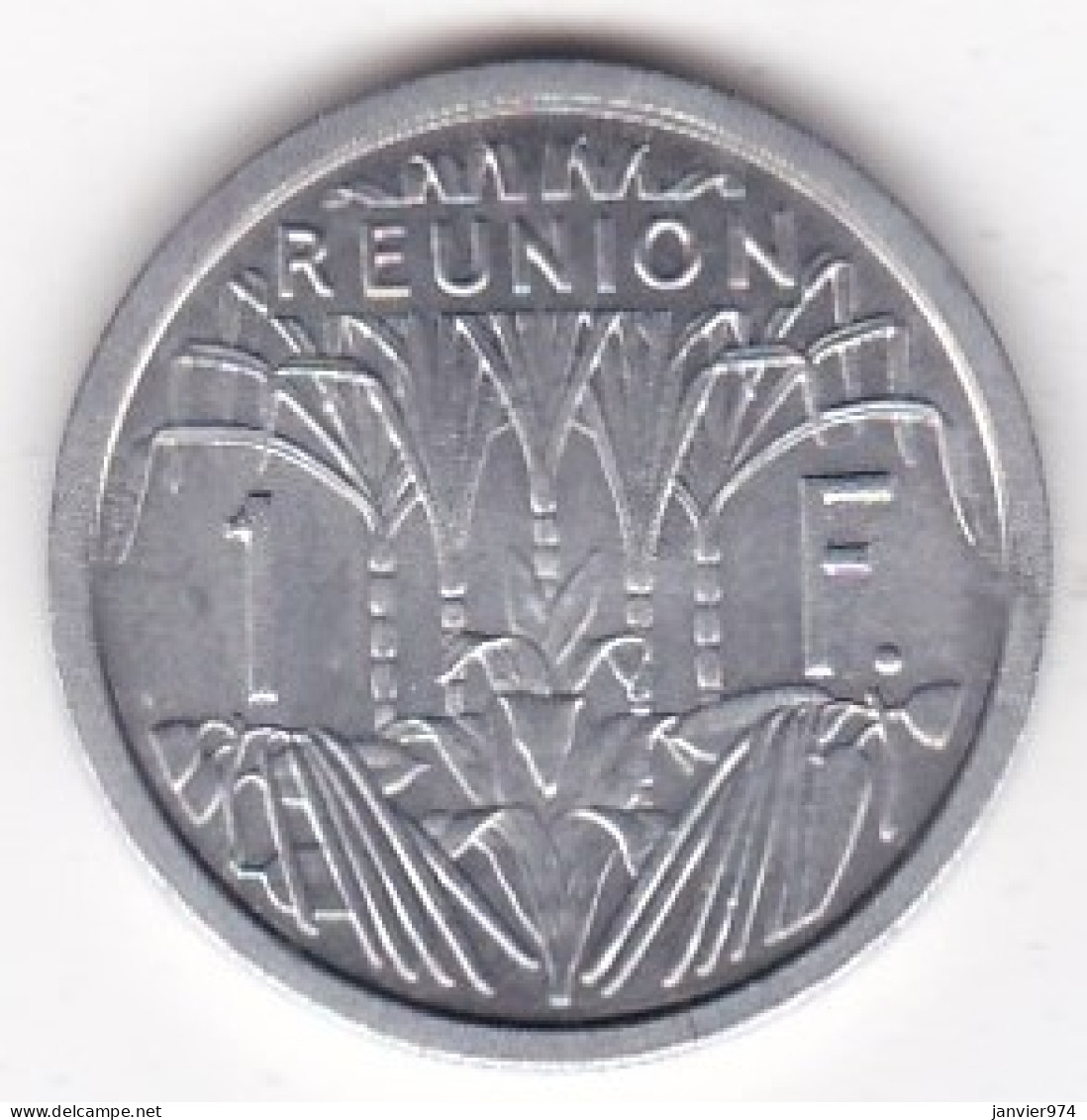 Ile De La Réunion 1 Franc 1964 Chouette, En Aluminium , Lec# 54 , Unc , Neuve - Reunion