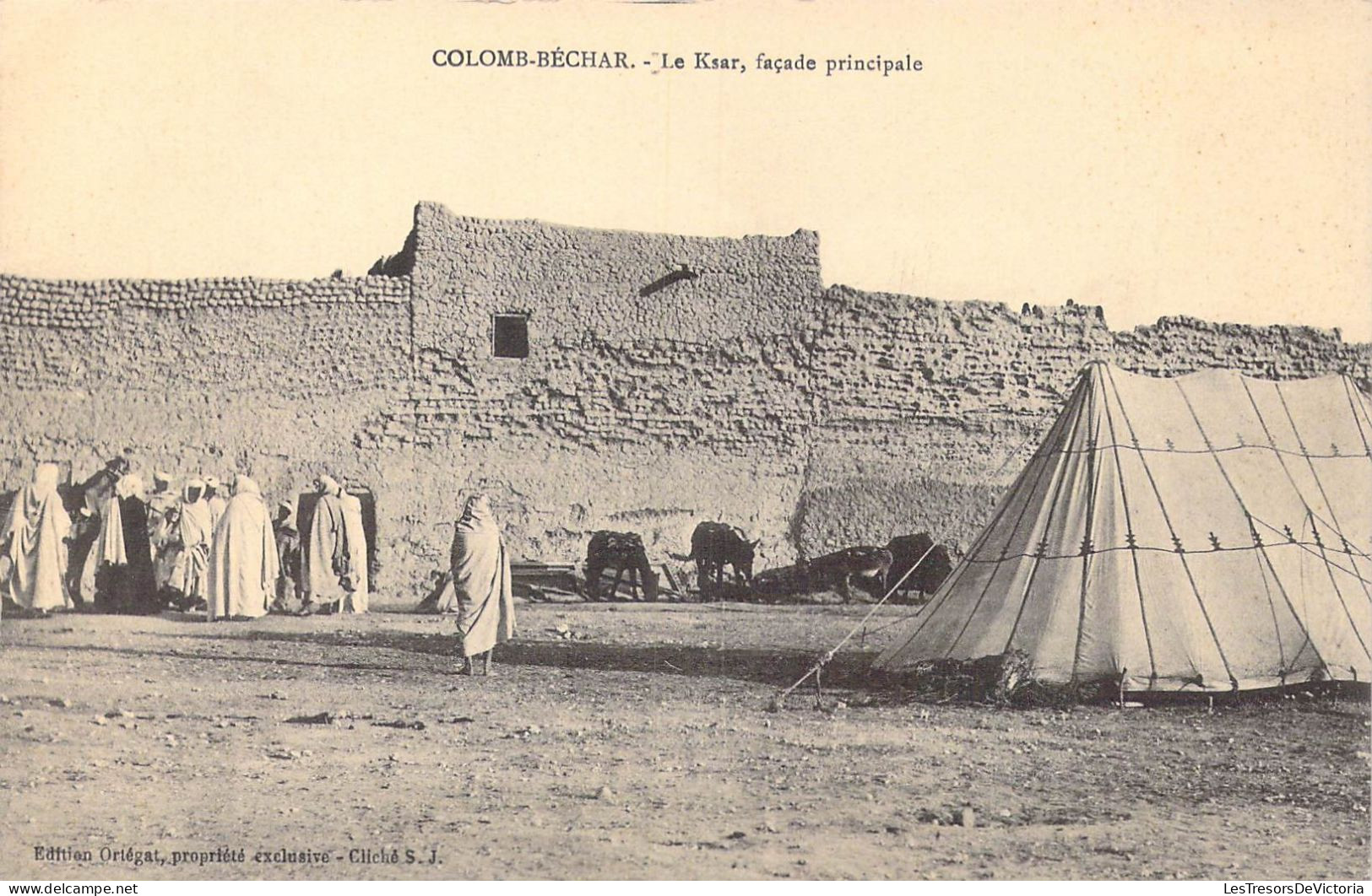 ALGERIE - Colomb-Béchar - Le Ksar, Façade Principale - Carte Postale Ancienne - Other & Unclassified