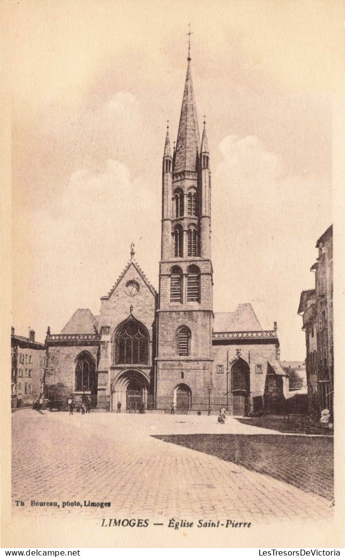 FRANCE - Limoges - Eglise Saint Pierre -  Carte Postale Ancienne - Limoges