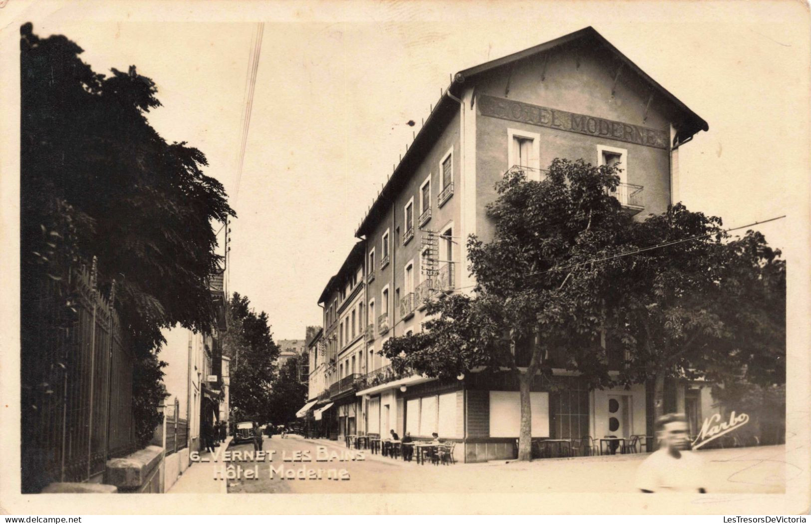 FRANCE - Vernet Les Bains - Hôtel Moderne - Rue -  Carte Postale Ancienne - Bitche