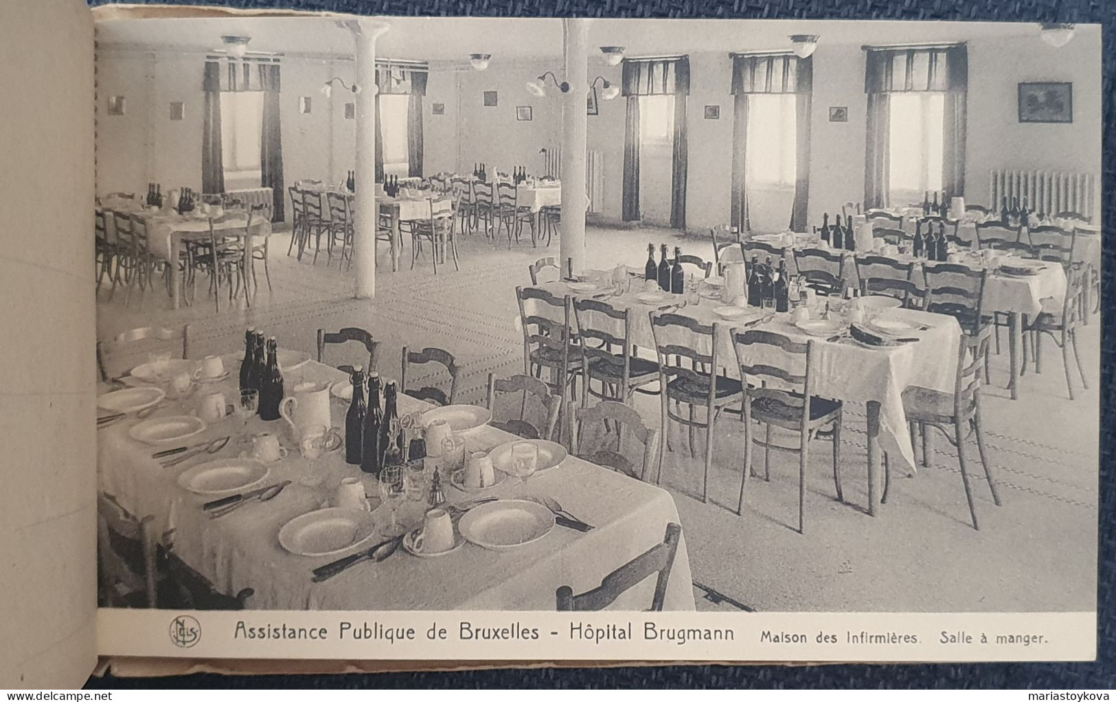 1938. Sammelheftchen mit 26 Postkarten. Assistance Publique de Bruxelles. Hopital Brugmann.