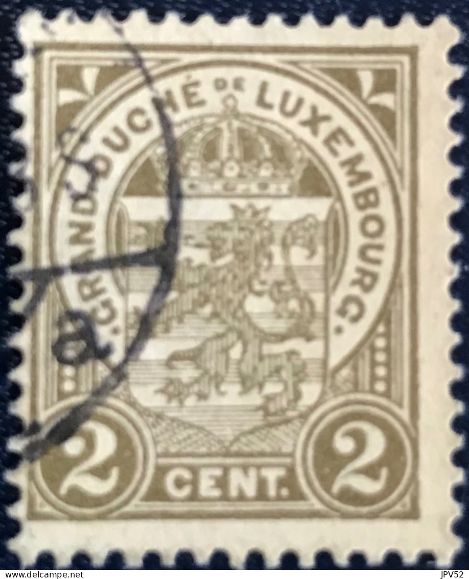 Luxembourg - Luxemburg - C18/33 - 1907 - (°)used - Michel 85 - Staatswapen - 1907-24 Abzeichen